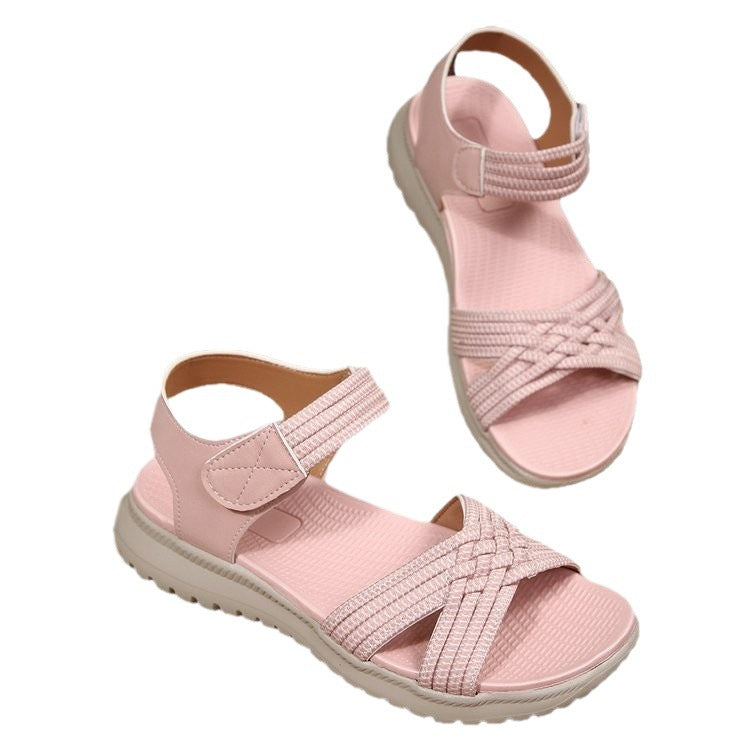 Damen Sportliche Sandalen mit elastischen Riemen R&B