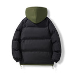 Damen modische Daunenjacke mit abnehmbarer Kapuze