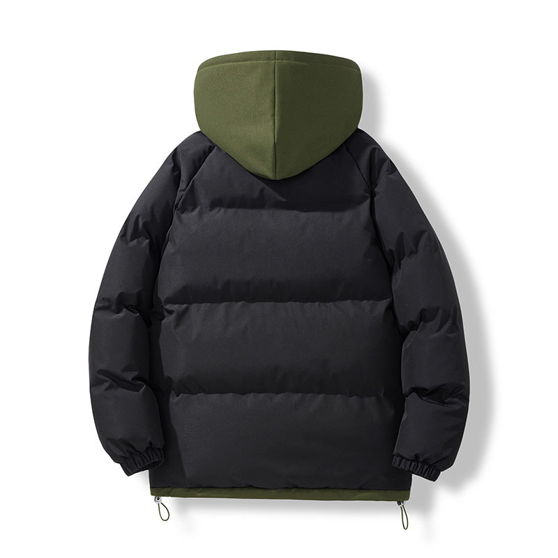 Damen modische Daunenjacke mit abnehmbarer Kapuze