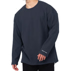 Herren Langarmshirt mit strukturiertem Rippenmuster und modernem Schnitt R&B