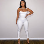 Damen Langärmeliger Jumpsuit mit schmalem Schnitt R&B