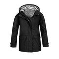 Damen wetterfeste Parkajacke mit praktischen Taschen und verstellbarem Kapuzenkragen R&B