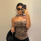 Damen Elegantes Wickel-Top mit asymmetrischem Schnitt und Rüschendetails R&B