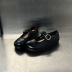 Damen elegante Slipper mit modischem Riemen und feinem Broguemuster R&B