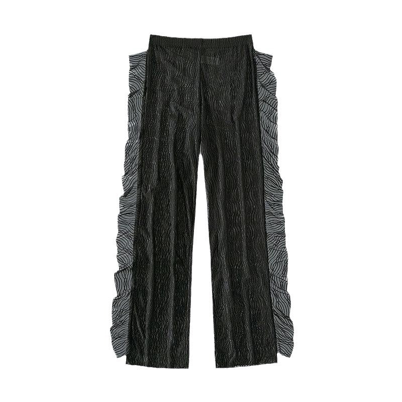 Damen Rüschensarong aus transparentem Material