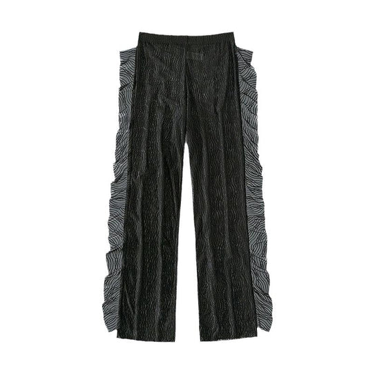 Damen Rüschensarong aus transparentem Material R&B