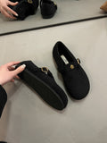 Damen Filzschuhe mit elegantem Schnallenverschluss R&B