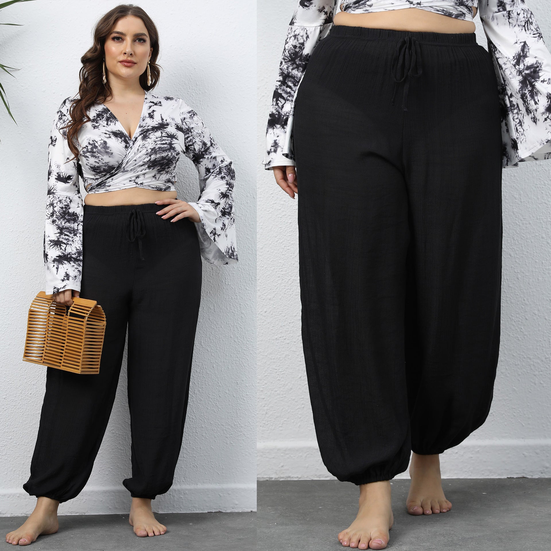 Damen weite Sommerhose R&B