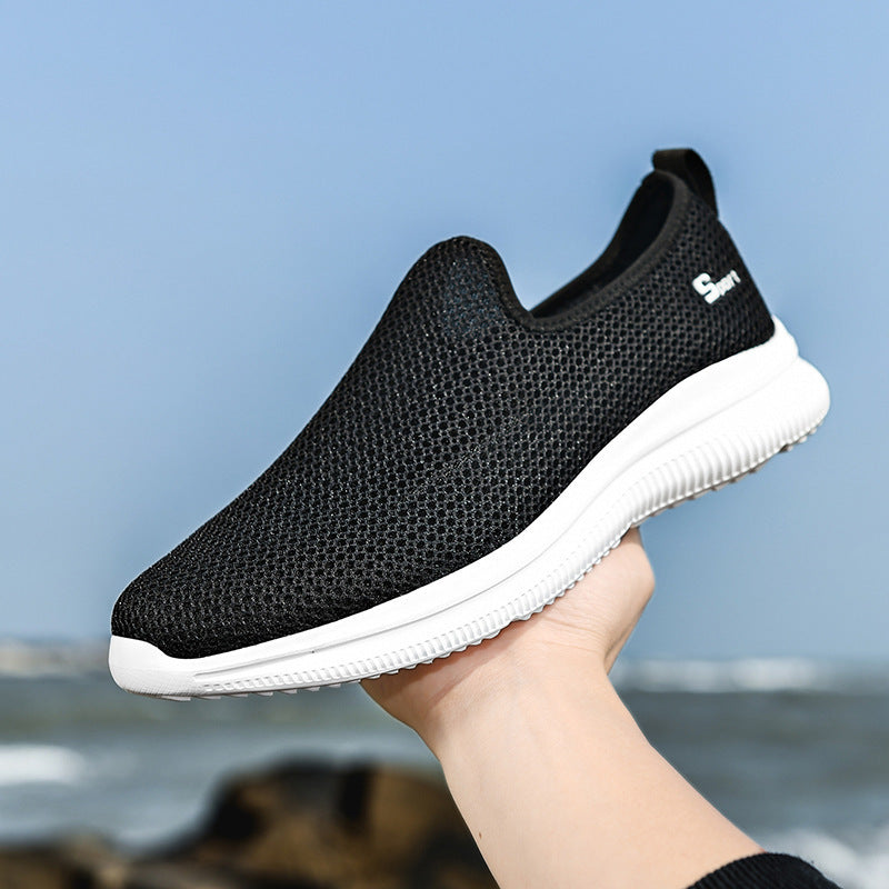 Damen Atmungsaktive Slip-On Freizeitschuhe mit rutschfester Sohle R&B