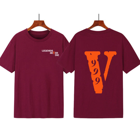 Damen Grafik T-Shirt mit originellem Schriftzug und kreativem Design R&B