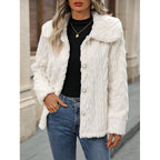Damen kuschelige Fleecejacke R&B
