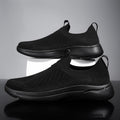 Damen Atmungsaktive Strick-Sneaker mit elastischem Schaft und rutschfester Sohle