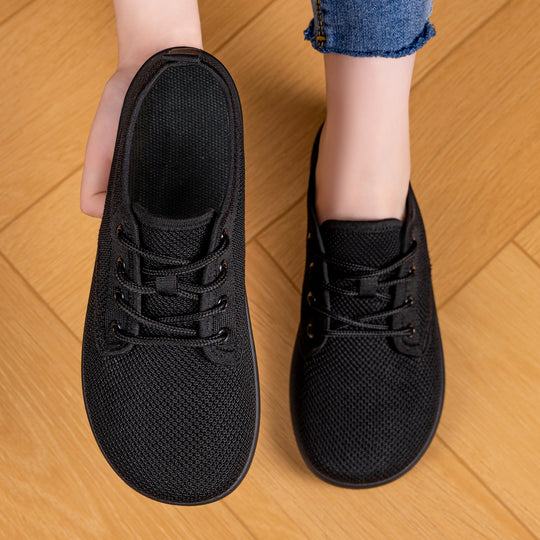 Damen Atmungsaktive Sneaker mit elastischem Lederoberteil R&B
