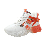 Damen High-Top Sneakers mit wärmendem Fleece und modischem Design R&B