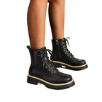 Damen Stiefeletten aus hochwertigem mit robustem Profil und modischen Details R&B