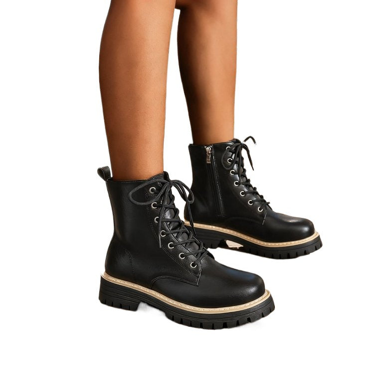Damen Stiefeletten aus hochwertigem mit robustem Profil und modischen Details R&B