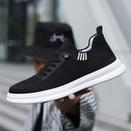 Herren Sneakers mit atmungsaktiver Strickoberfläche und rutschfester Sohle