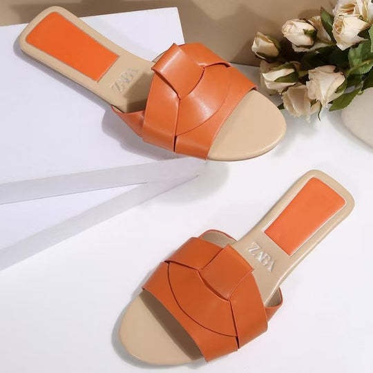 Damen Modische Riemchen-Sandalen mit elegantem Schleifen-Design und komfortabler Fußbettung R&B