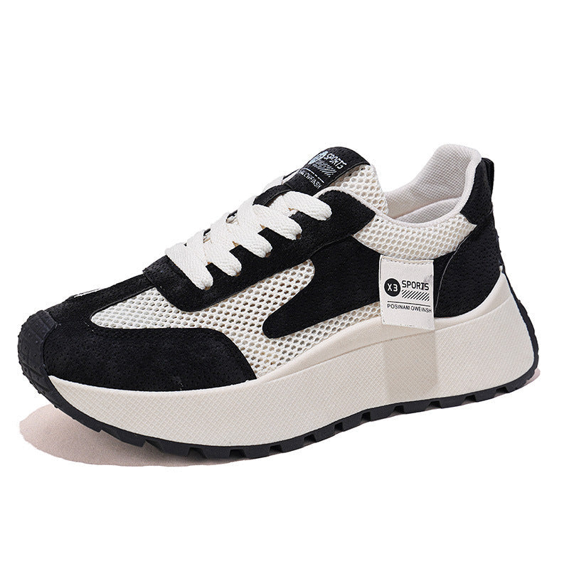 Damen Freizeit Sneakers mit atmungsaktivem Mesh-Obermaterial und rutschfester Sohle R&B
