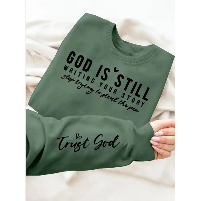 Damen Sweatshirt mit inspirierendem Schriftzug und weichem Material R&B