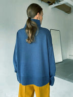 Damen modischer Rollkragenpullover R&B