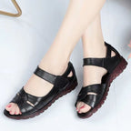 Damen Bequeme Riemchen-Sandalen mit atmungsaktiver Oberfläche und weicher Sohle R&B