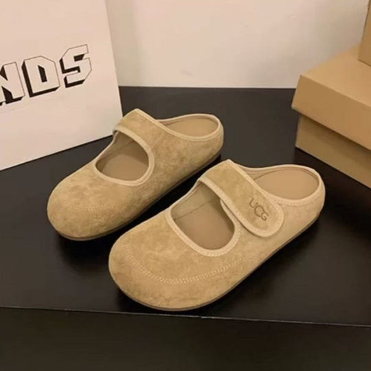 Damen Hausschuhe mit individueller Klettverschlussgestaltung R&B