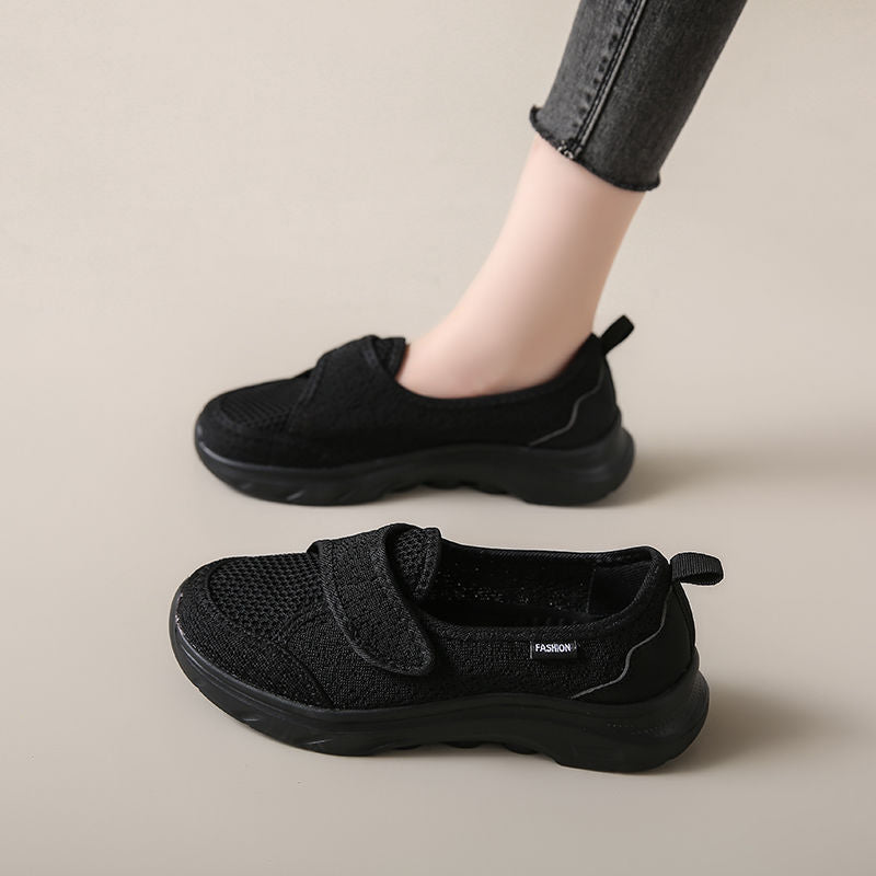Damen Komfortable Slip-On Sneakers mit elastischem Einstieg R&B