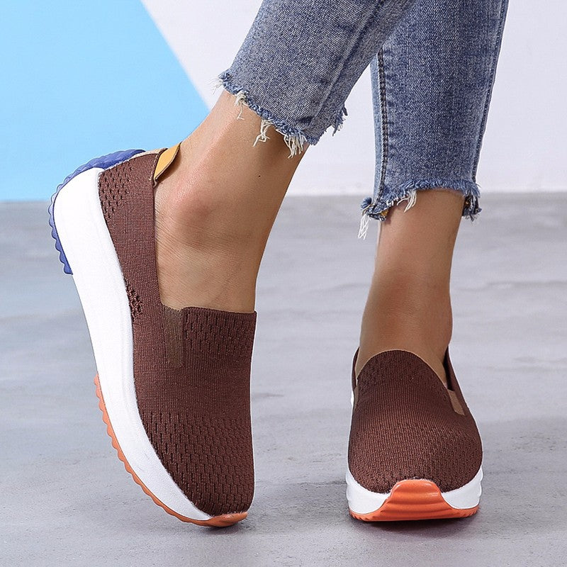 Damen Leichte Slip-On Sneakers R&B