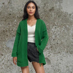 Damen strickjacke im lässigen Oversized-Stil R&B
