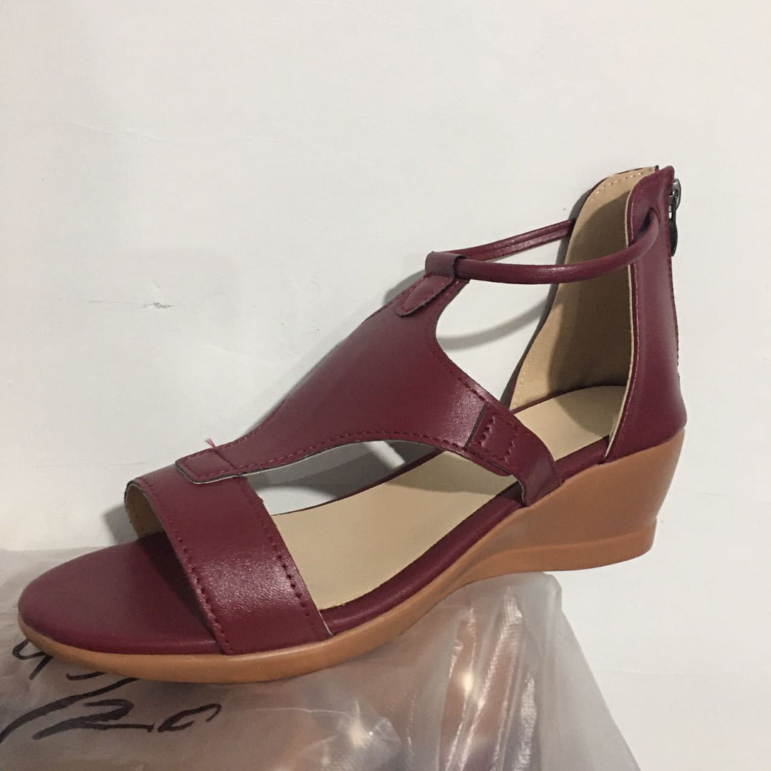 Damen Wedge-Sandalen mit elegantem Schnitt und verstellbarem Riemendesign R&B
