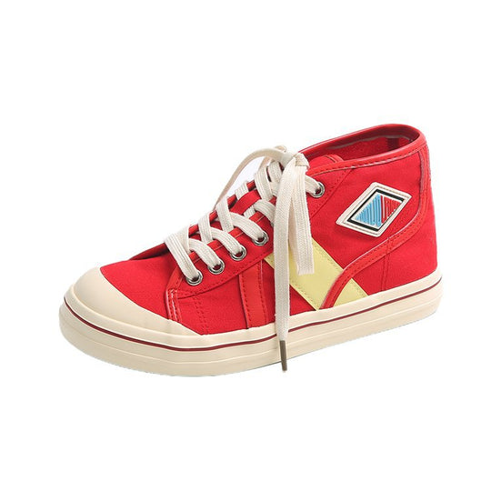 Damen Sportliche Sneaker mit Kontrastnähten und hochwertigem Material R&B