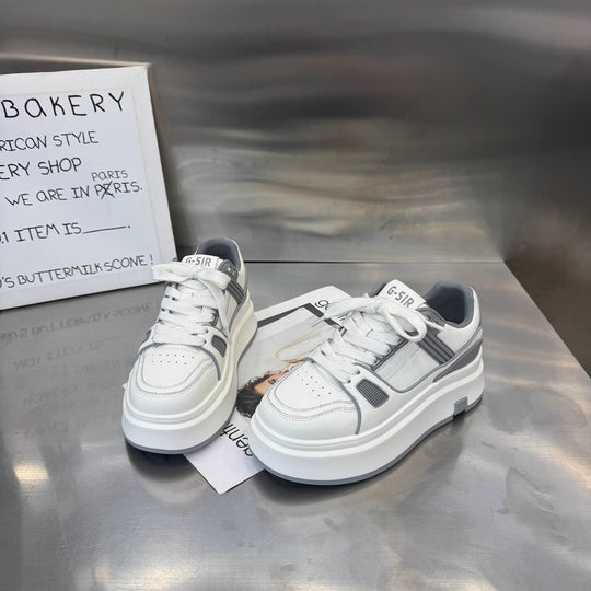 Damen Sportliche Sneakers mit dämpfender Plateausohle und atmungsaktiven Einsätzen R&B