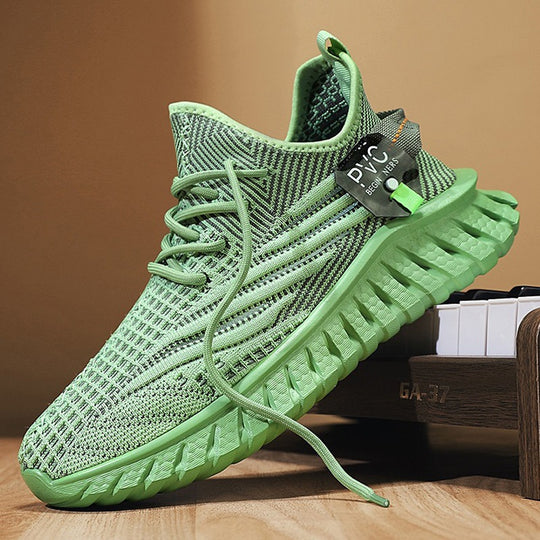 Damen Sportliche Leichtgewicht Sneakers mit atmungsaktivem Obermaterial und rutschfester Sohle R&B