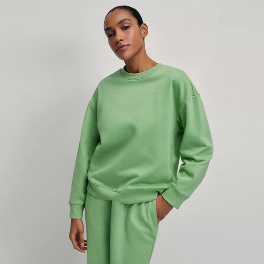 Damen Bequemer Oversized Sweatpullover mit lässigem Schnitt R&B
