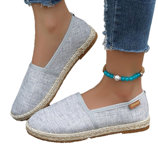 Damen Espadrilles mit elastischem Obermaterial und komfortabler Sohle R&B