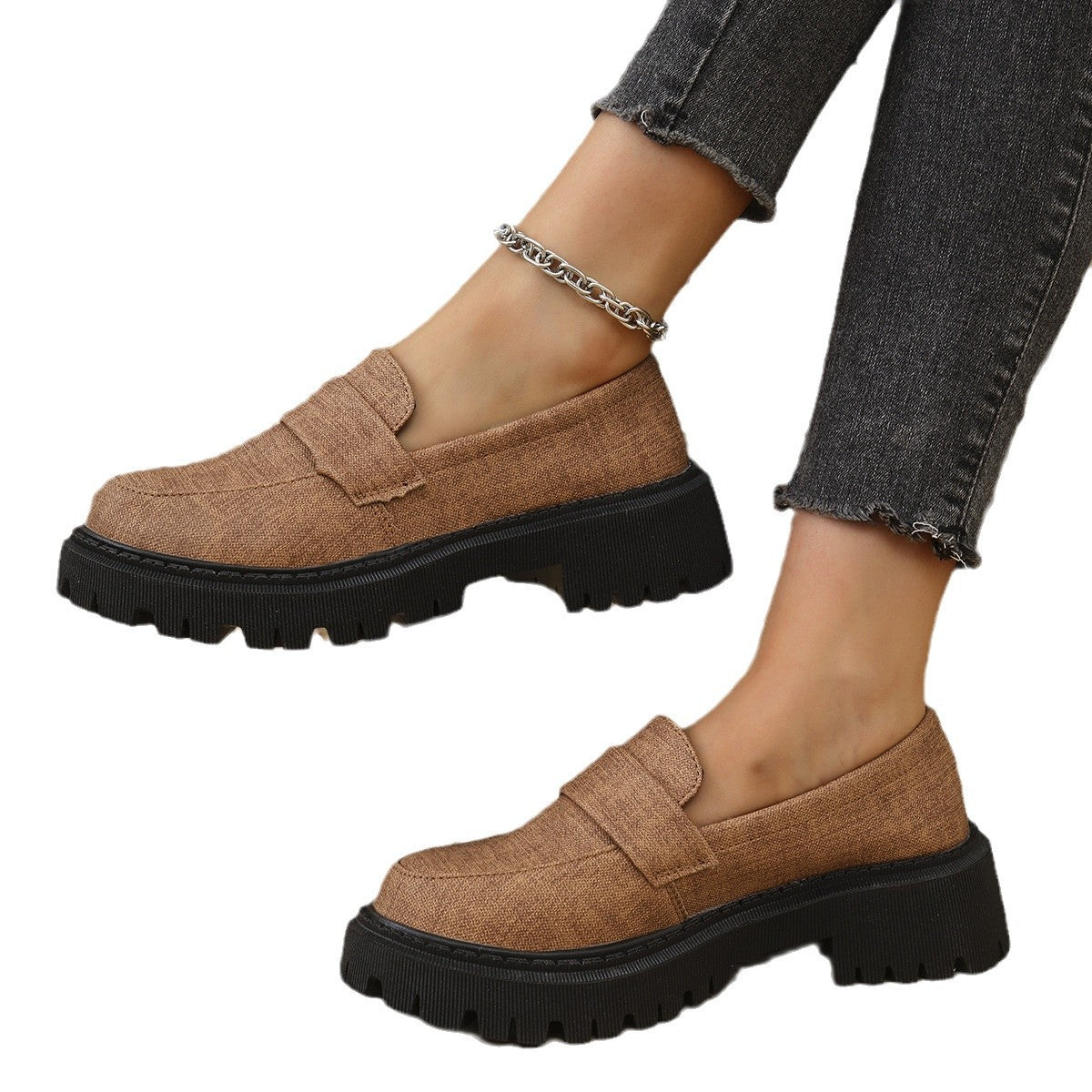 Damen Komfortable Clogs im Jeans-Look mit stabiler Profilsohle R&B