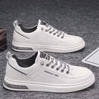 Damen modische Sneakers aus hochwertigem Kunstleder mit dämpfenden Sohlen R&B
