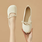 Damen Ballerinas mit perlenverziertem Riemen und elegantem Design R&B