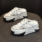 Damen Sportliche Sneaker mit offenen Fersen und rutschfester Sohle