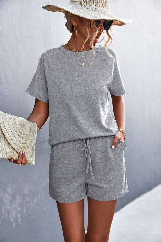 Damen lässiger Kurzsets R&B
