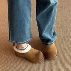 Damen kuschelige Winterclogs mit weichem Futter und rutschfester Sohle R&B