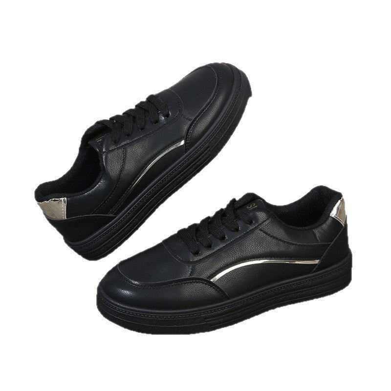 Damen Modische und elegante Sneaker mit metallic Akzenten R&B