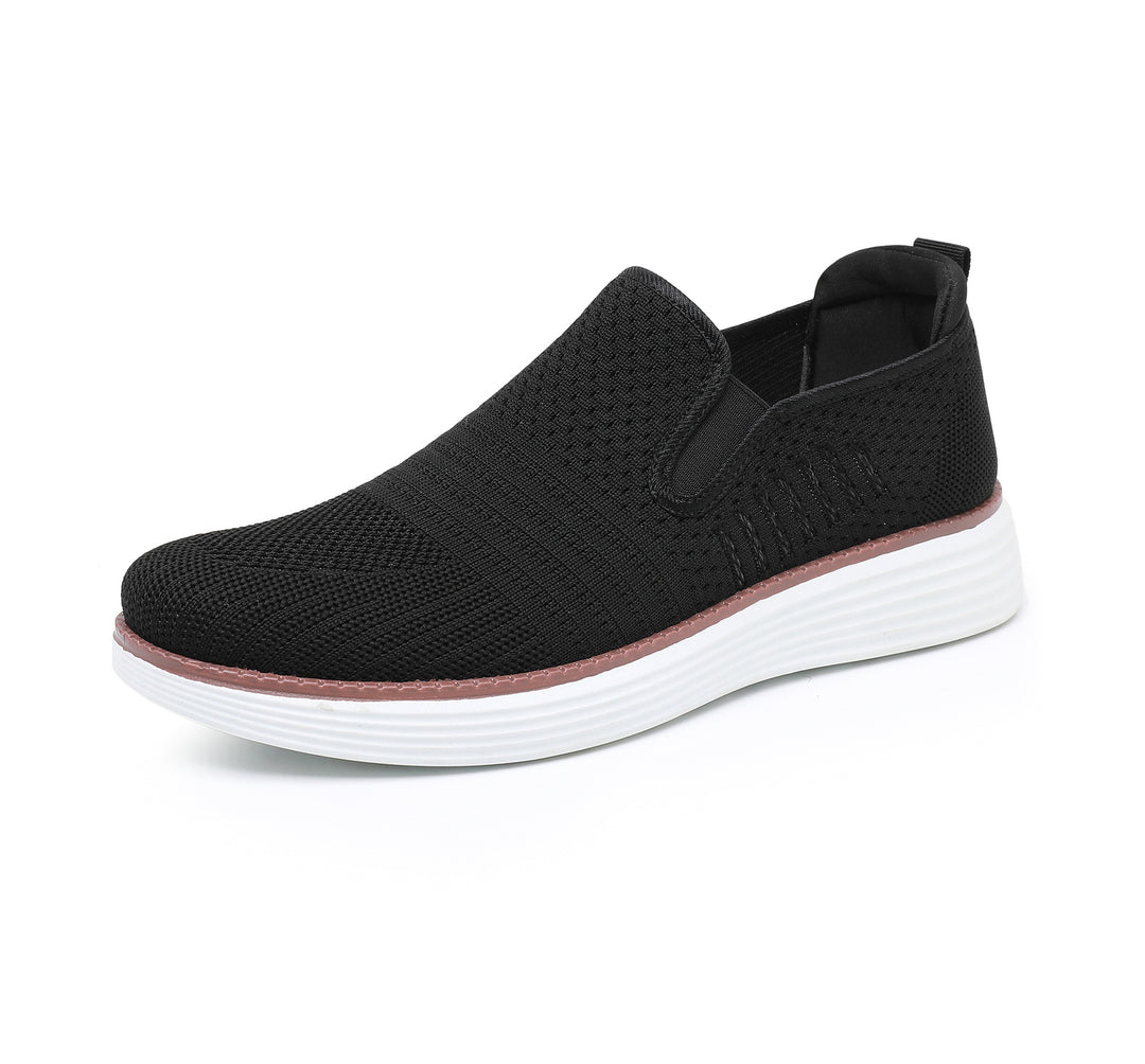 Damen Bequeme Slip-On Sneakers mit atmungsaktivem Obermaterial und flexiblem Fußbett R&B
