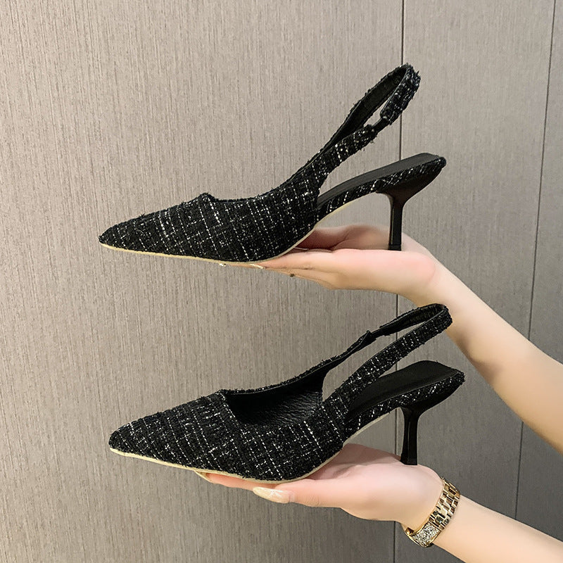 Damen Slingback-Pumps mit modischer Struktur