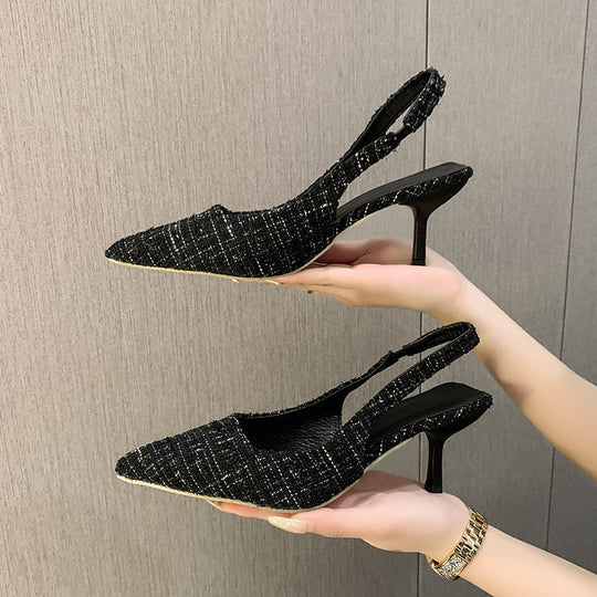 Damen Slingback-Pumps mit modischer Struktur R&B