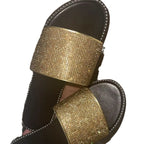 Damen Glamouröse Strass-Slides mit weichem Fußbett und rutschfester Sohle R&B