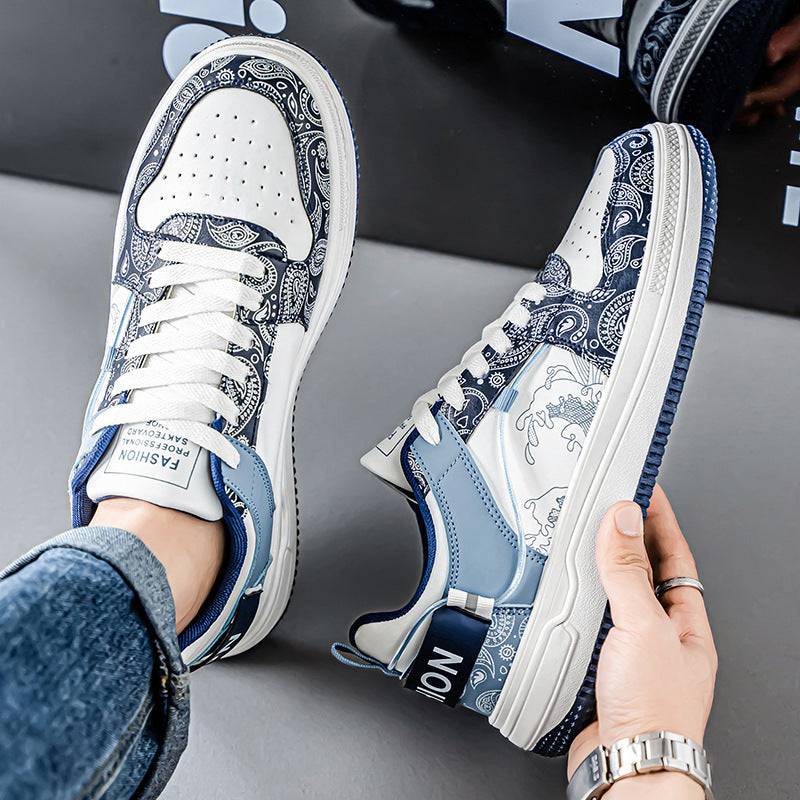 Damen Modische Sneaker mit einzigartigem Grafikdesign und atmungsaktiver Struktur R&B