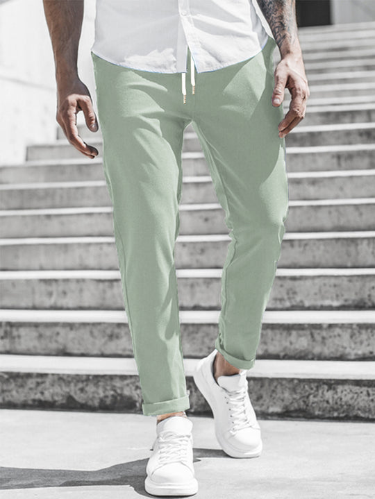 R&B Herren Freizeithose mit Kordelzug und Seitentaschen
