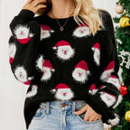 R&B | Weihnachtlicher Strickpullover mit Rentiermotiv